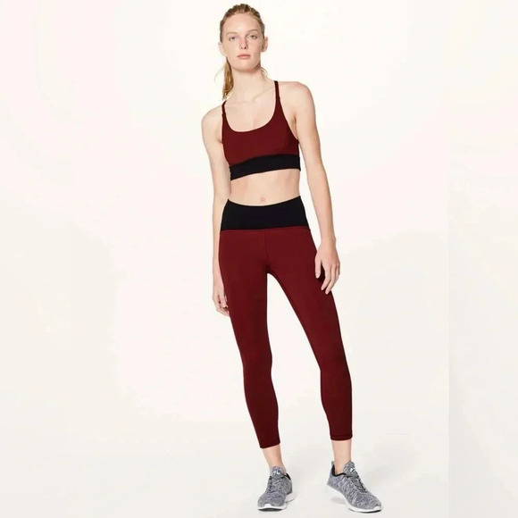 Lululemon Train Times 7/8 Pant *25" Oxidized / Black Size 4 - Picture 2 of 10